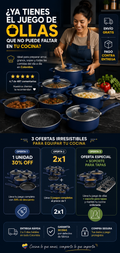 Nuvora™ Kitchen Juego De Ollas X13 Piezas.