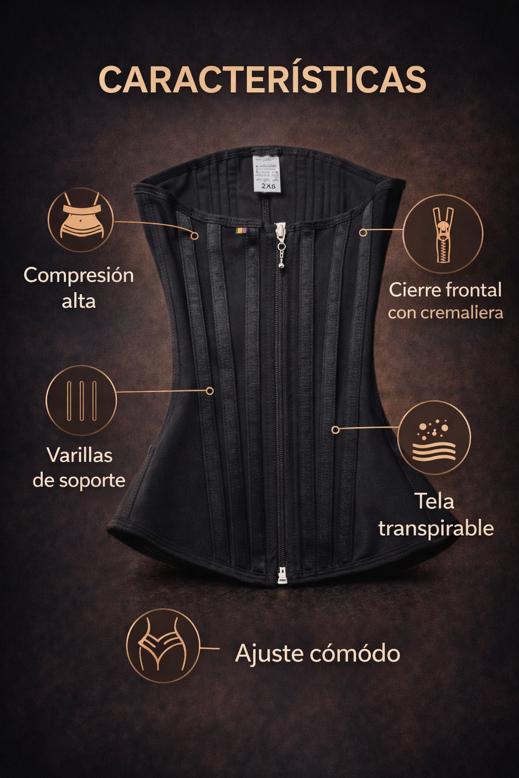 BodyGlam Fit Cinturilla Reloj de Arena.