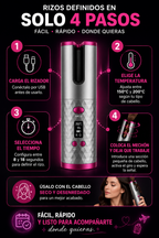 Curlify™ rizadora automática inalámbrica/recargable.