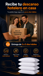 Set x4 Almohadas Hoteleras