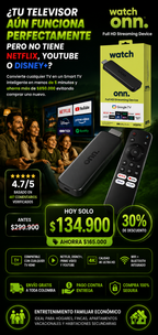 SmartBox TV WATCHONN™ Convertidor SmartTV.
