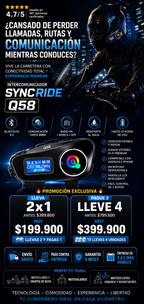 Intercomunicador SyncRide Q58