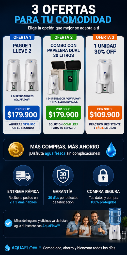 AquaFlow Dispensador De Agua Soporte De Botellon