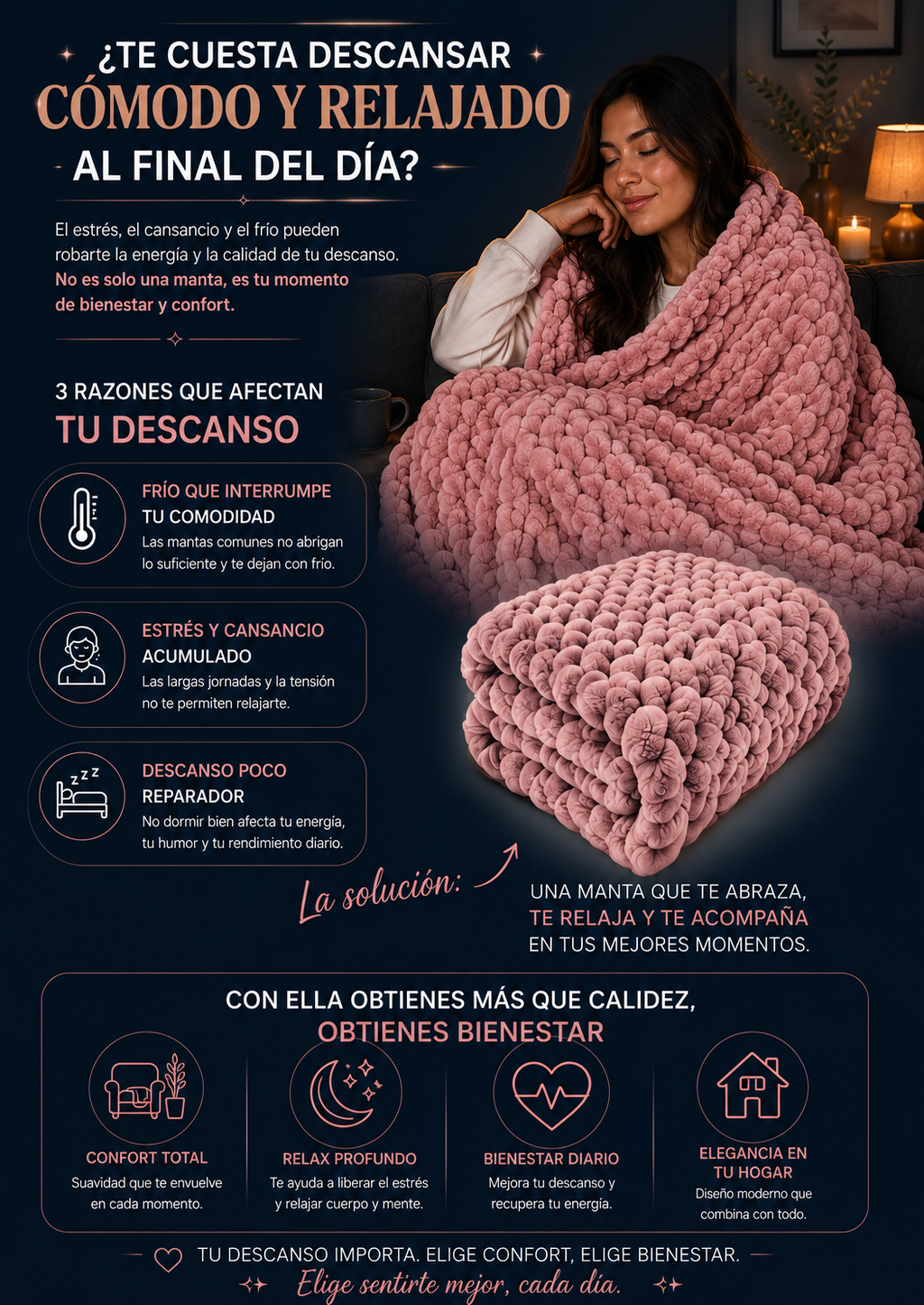 COBIJA NUBLISS PIEL DE CONEJO (Delgada 1000Gr)
