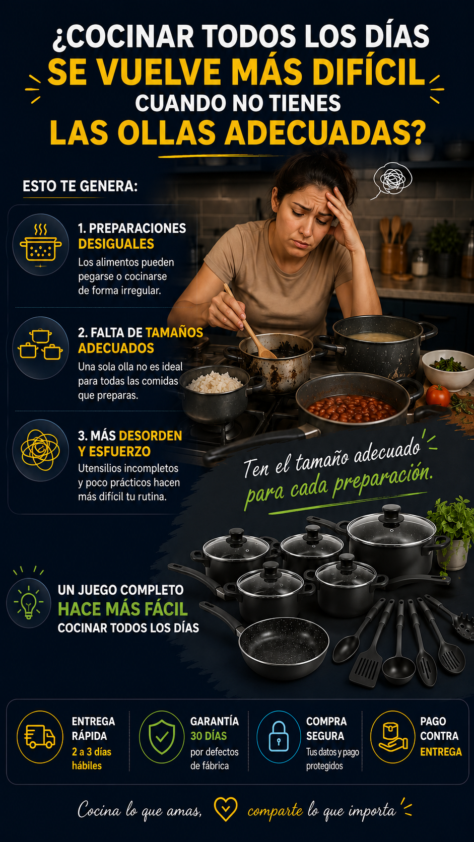 Nuvora™ Kitchen Juego De Ollas X13 Piezas.