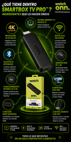 SmartBox TV WATCHONN™ Convertidor SmartTV.