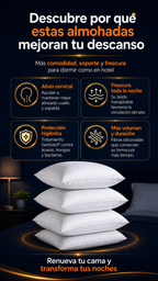 Set x4 Almohadas Hoteleras