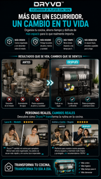 Dryvo Escurridor De Platos Con Tapa