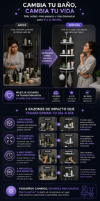 CornerFlex ESQUINERO ORGANIZADOR DE BAÑO