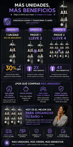 CornerFlex ESQUINERO ORGANIZADOR DE BAÑO