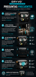 Dryvo Escurridor De Platos Con Tapa