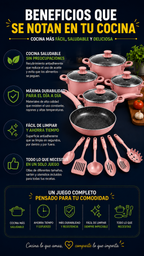 Nuvora™ Kitchen Juego De Ollas X13 Piezas.