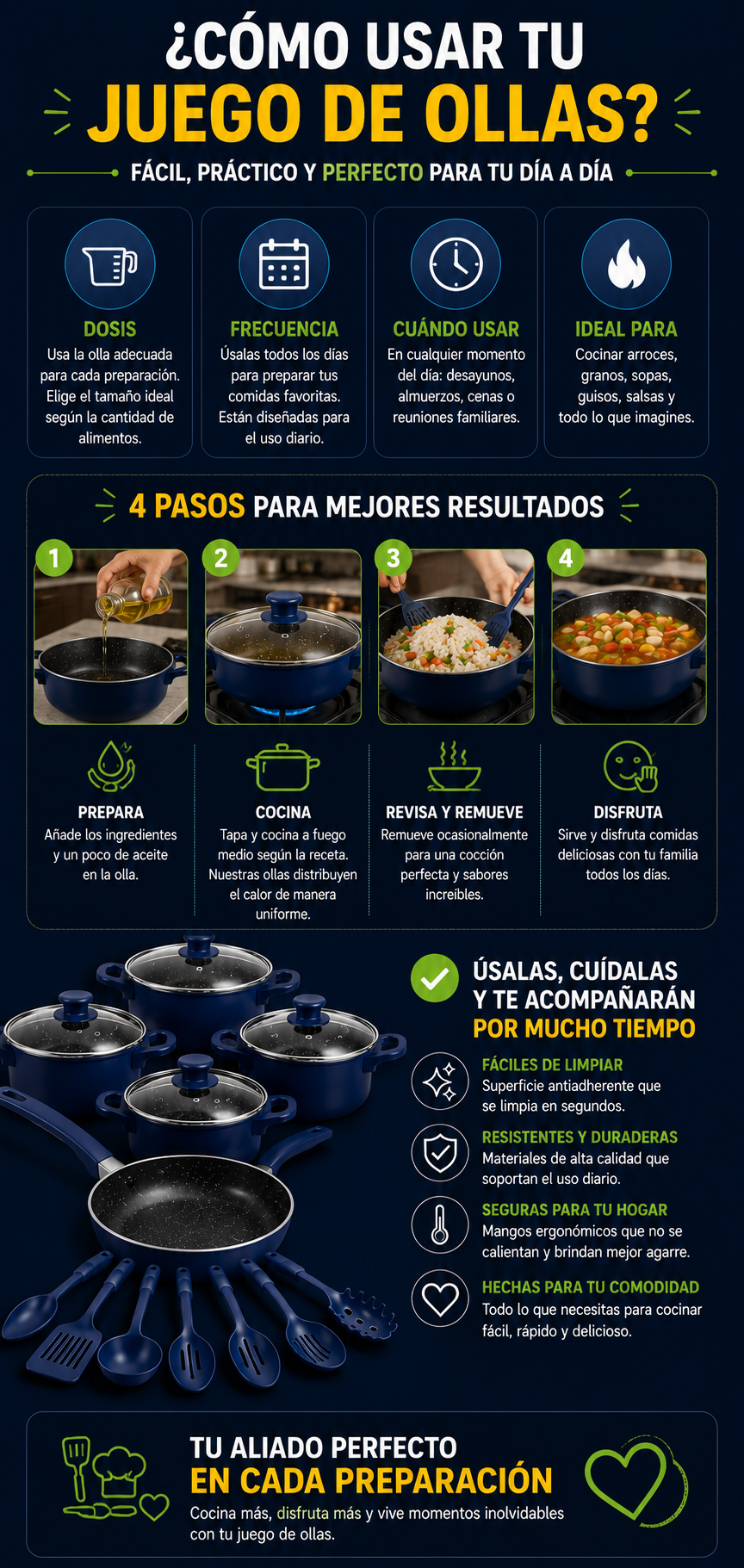 Nuvora™ Kitchen Juego De Ollas X13 Piezas.