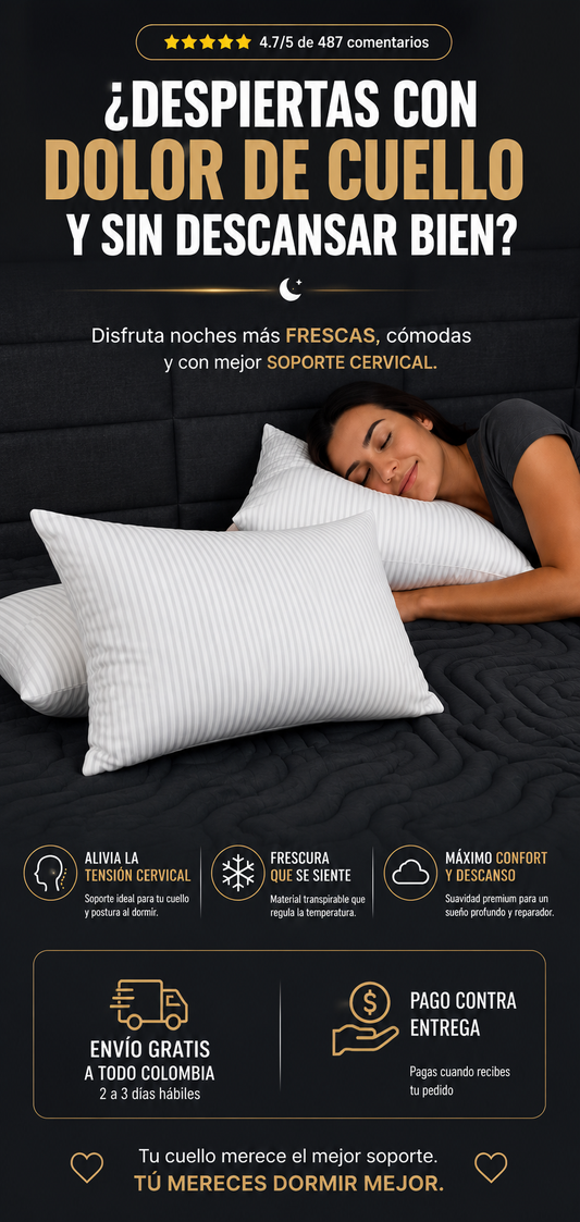 DUO DE ALMOHADAS TRASPIRABLES HIPOALERGENICAS